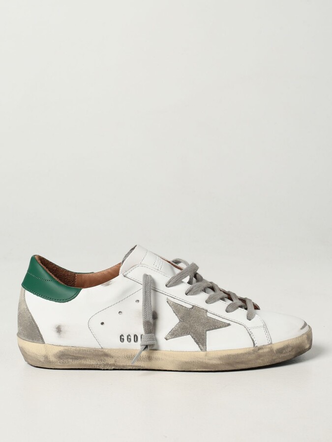 Golden Goose Super-Star classic sneakers in leather - ShopStyle