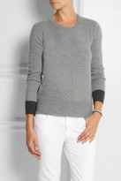 Thumbnail for your product : Burberry Elbow-patch cashmere sweater