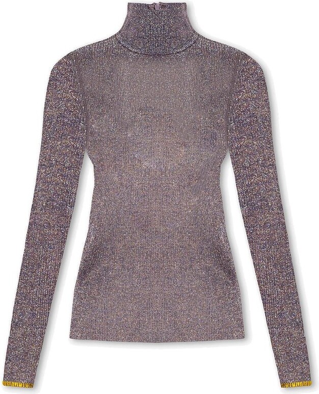 Tory Burch Lurex Turtleneck Jumper