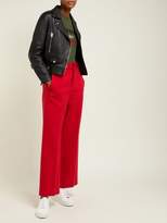 Thumbnail for your product : Bella Freud Peace And Love Cashmere Blend Sweater - Womens - Khaki Multi