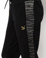 Thumbnail for your product : Puma Sweat Pants With Printed Zebra Side Panel