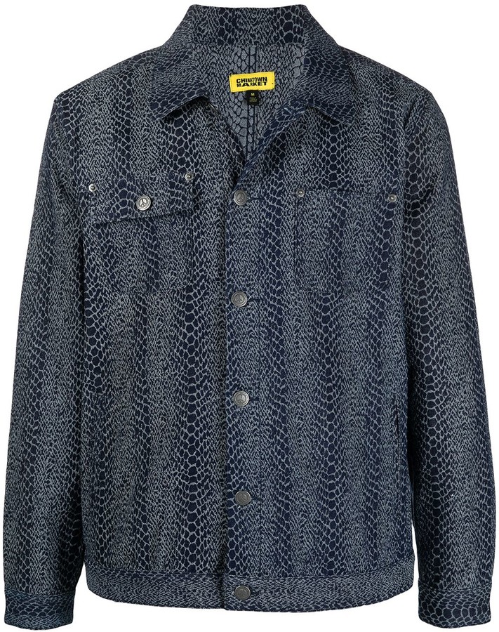 topman snakeskin jacket