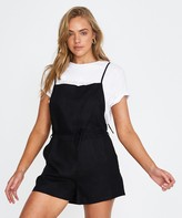 Thumbnail for your product : Subtitled Palmy Linen Playsuit Black