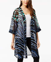 Thumbnail for your product : Alfani Printed Sheer Kimono Jacket, Created For Macy's