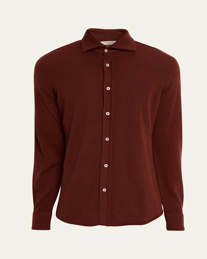 Fioroni Men's Cashmere Sport Shirt