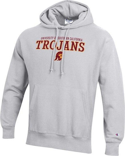 USC Trojans Champion Hoodie Small Grey