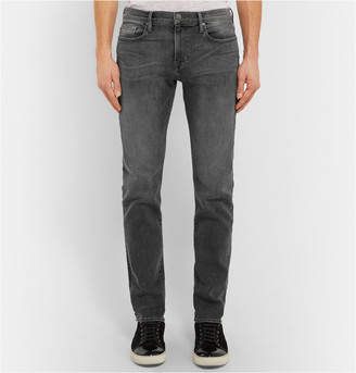Frame Denim 31529 Frame Denim Badlands Slim-Fit Washed-Denim Jeans