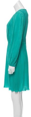 M Missoni Silk Pleated Dress