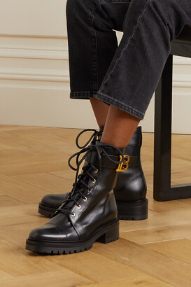 Balmain Ranger Lace-up Leather Boots