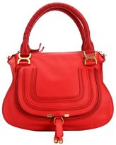 Thumbnail for your product : Chloé plaid red leather 'Marcie' convertible tote bag