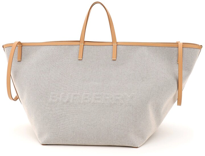 burberry embossed tote