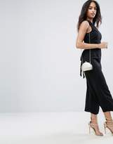 Thumbnail for your product : ASOS Jumpsuit With Wrap Front And Tie Back