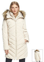 Thumbnail for your product : Jones New York Down Jacket With Faux Fur Trimmed Collar