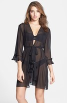 Thumbnail for your product : Oscar de la Renta 'Night & Day' Sheer Georgette Robe