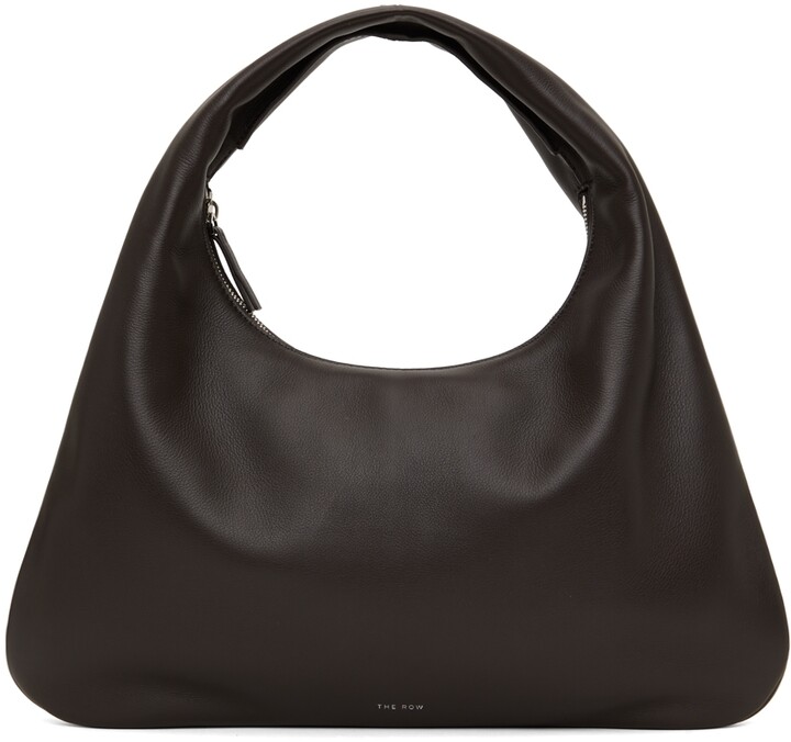 The Row Small Slouchy Banana Bag in Black - ShopStyle