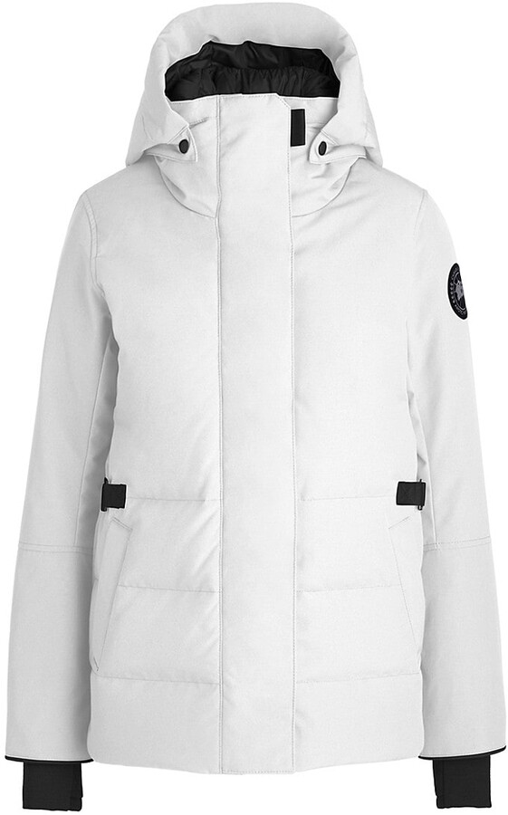 canada goose white parka