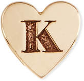 Thumbnail for your product : Chicco Zoe 14K Initial Tiny Heart Stud Earring