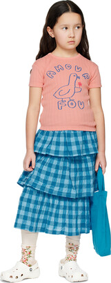 The Campamento Kids Blue Tiered Skirt