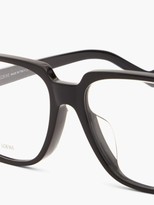 Thumbnail for your product : Loewe Filipa Square Acetate Glasses - Black