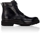 Thumbnail for your product : Barneys New York Men's Lug-Sole Leather Boots - Black