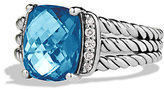Thumbnail for your product : David Yurman Petite Wheaton Ring with Black Onyx and Diamonds