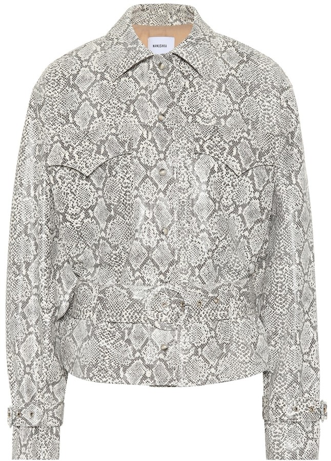 white snakeskin jacket
