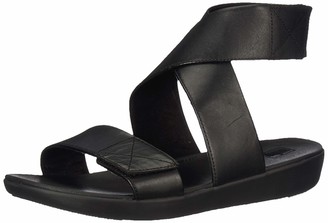 FitFlop Women's Cecilia Adjustable Strap Sandal-Leather Flat