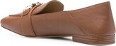 Thumbnail for your product : MICHAEL Michael Kors Logo-Buckle Leather Loafers