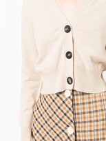 Thumbnail for your product : Pringle Cropped Button-Up Cardigan