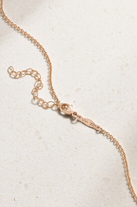 Jacquie Aiche 14-karat Rose Gold Diamond Necklace - one size