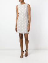 Thumbnail for your product : MICHAEL Michael Kors flower embroidered dress - women - Linen/Flax/Polyester/Spandex/Elastane - 2