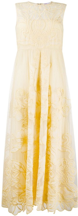 red valentino yellow dress