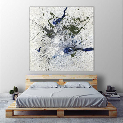 In The Arena On Canvas by Daleno Art Print