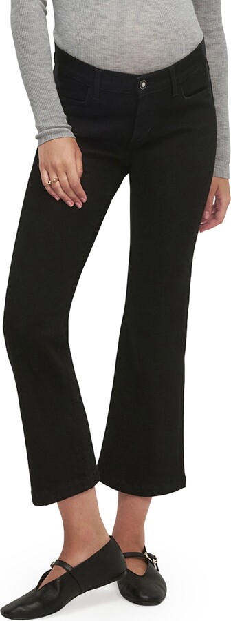 Favorite Daughter The Crop Bootcut Mama Maternity Jeans