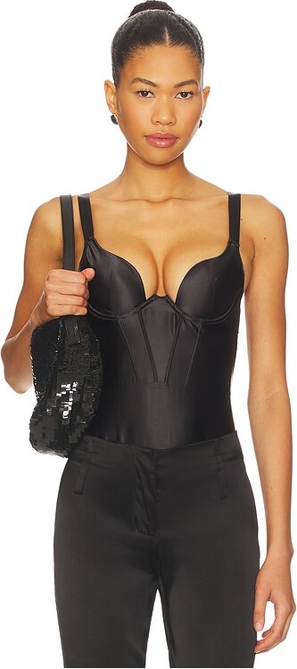 Bluebella Verona Luxury Satin Wired Push-up Bodysuit