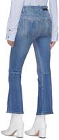Thumbnail for your product : Taverniti So Ben Unravel Project Lace-up cropped flared jeans