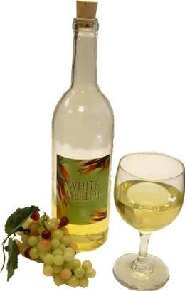 Flora-cal Products White Wine Set Glass Fake Drink