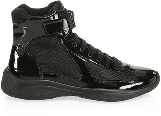 america's cup patent leather sneakers