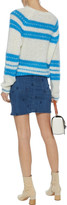 Thumbnail for your product : J Brand Lyla Polka-dot Denim Mini Skirt