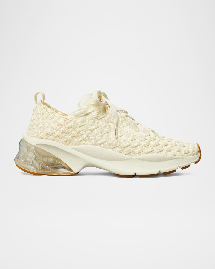 Tory Burch Good Luck Woven Trainer Sneakers