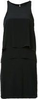 Tibi - layered tank dress - women - Soie/Polyester - 8