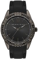 Thumbnail for your product : Sean John Men's Bond Black Silicone Strap Watch 48mm