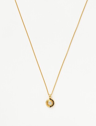 Small Paperclip Chain Necklace in 18k Gold Vermeil
