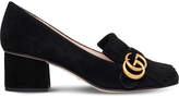 Gucci Marmont fringed suede loafers