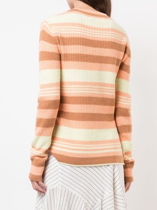 Sies Marjan Asymmetric Striped Sweater
