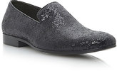 Thumbnail for your product : Dune MENS APARTY - BLACK Glitter Slipper-Cut Shoe