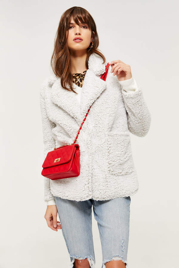 ardene teddy coat