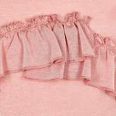 Thumbnail for your product : River Island Girls pink sparkle frill T-shirt