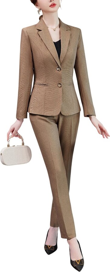 Bossy Chic 2pc Blazer & Pant Set