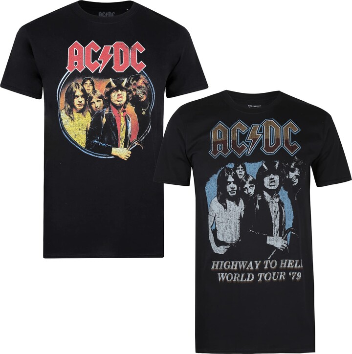 AC/DC Men's Acdc - Pack B T Shirt - ShopStyle